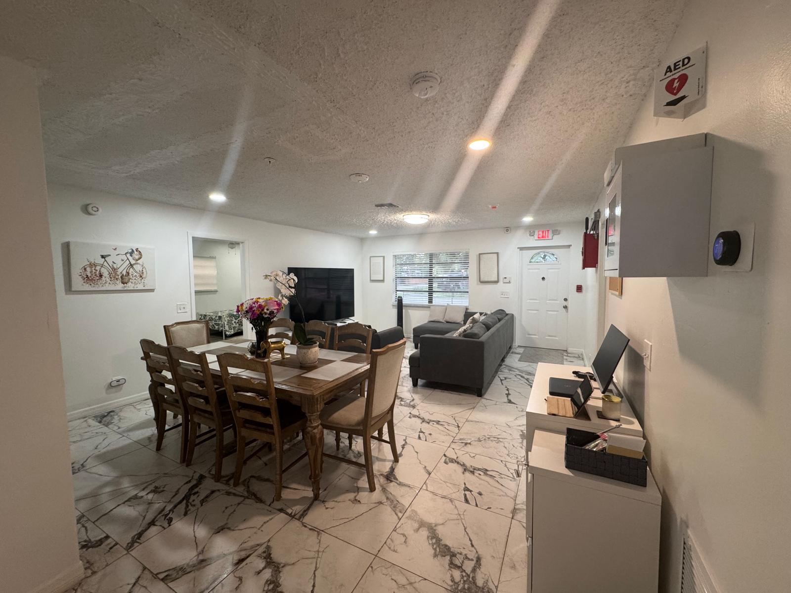 Entry and common area of the home